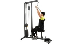 PowerMark 660LR Lat/Low Row Machine with WS210 Weight Stack