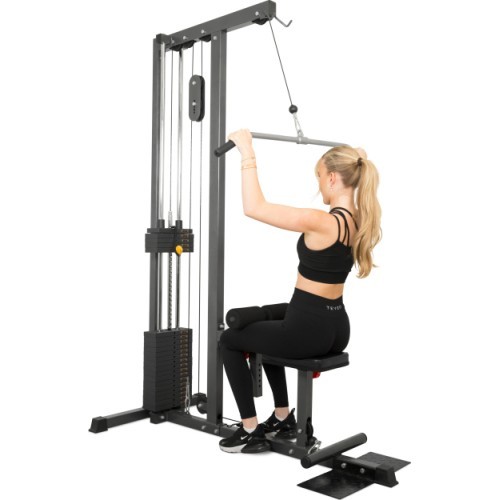 PowerMark 660LR Lat/Low Row Machine with WS210 Weight Stack