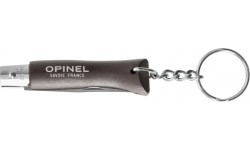 Нож-брелок Opinel Colorama 04 Inox, чёрный