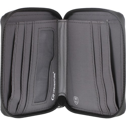 Maks Lifeventure RFiD Mini Travel Wallet Recycled - Pelēks