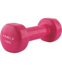 Ar vinilu pārklāta hantele HMS 17023, 1 gab. - 1,5 kg