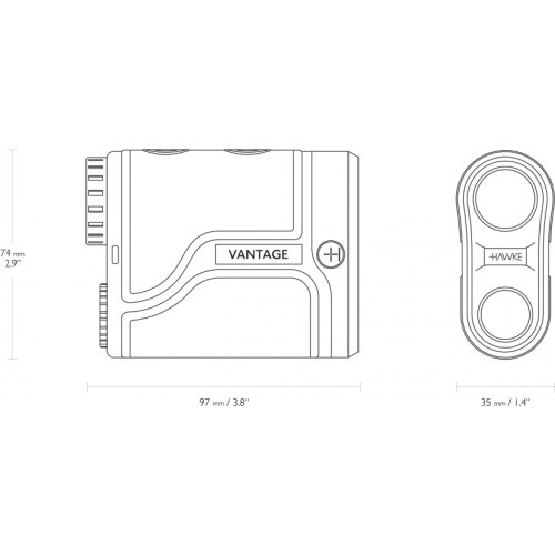 Hawke Vantage LRF 900 laser rangefinder