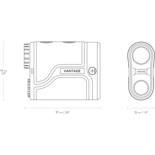 Hawke Vantage LRF 600 laser rangefinder