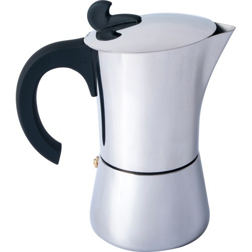 Nerūsējošā tērauda espresso katliņš BasicNature, 2 tases