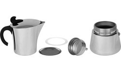 Nerūsējošā tērauda espresso katliņš BasicNature, 2 tases