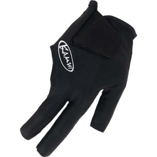 Бильярдная перчатка Kamui, модель 2024, чёрная, на правую руку, S
