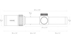 Optiskais tēmēklis Hawke Vantage 30 WA FD 1-8x24