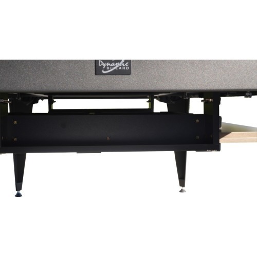 Biljarda galds / ēdamgalds Vancouver III, 7 ft, melns, bordo audums