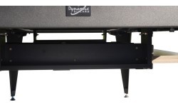 Biljarda galds / ēdamgalds Vancouver III, 7 ft, melns, bordo audums