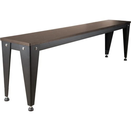 Seat Bench for Pool Table / Dining Table, Vancouver III, 7 ft., black/brown