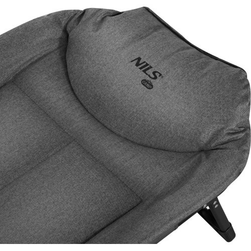 Раскладная туристическая кровать NILS CAMP NC2720, серая, 200 см