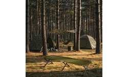 Складная кемпинговая кровать Nils Camp NC2756, зелёная, 200 см
