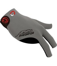 Бильярдная перчатка Predator Second Skin 3-палая Jasmin Ouschan серая, на правую руку, L&XL