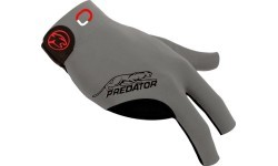 Billiard Glove, Predator Second Skin, 3-Finger, Jasmin Ouschan Grey, to wear on right hand, XXL