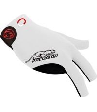Billiard Glove, Predator Second Skin, 3-Finger, Jasmin Ouschan White, to wear on right hand, XXL