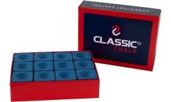 Cue Chalk, Classic, Blue, 12 pc. Pack