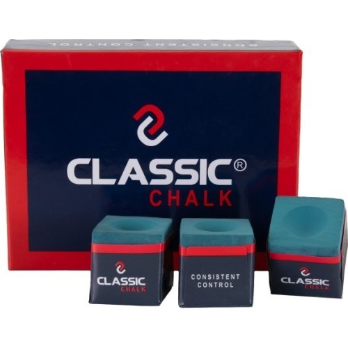 Cue Chalk, Classic, Green, 12 pc. Pack