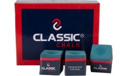Бильярдный мел Classic, зелёный, 12 шт.