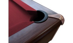 Billiard Table, Pool, Triumph Plus, Brown, 7 ft., Clubtuch gelbgrün