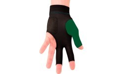 Billiard Glove, Predator Second Skin, 3-Finger, green-gold, to wear on left hand, L&XL