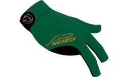 Biljarda cimds Predator Second Skin, 3 pirkstu, zaļš-zelts, labajai rokai, L&XL