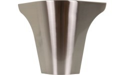 Billiard Table Low Corner Set, Pool, for Dynamic IV, shining silver, 4 pcs