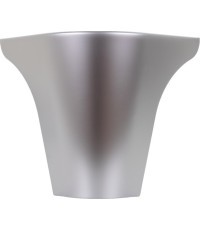 Billiard Table Low Corner Set, Pool, for Dynamic IV, matt-silver, 4 pcs
