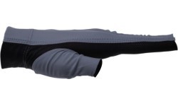 Biljarda cimds Dynamic Pro 3 pirkstu kreisajai rokai, melns/pelēks, S/M
