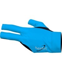 Бильярдная перчатка Dynamic Pro, 3 пальца, на левую руку, чёрно-синяя, L&XL