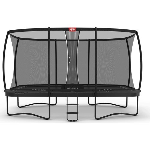Batuts BERG Ultim Elite Regular 500 Grey + drošības tīkls DLX XL