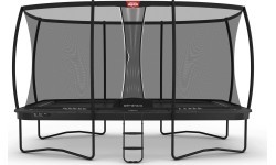 Batuts BERG Ultim Elite Regular 500 Grey + drošības tīkls DLX XL