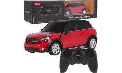 Tālvadības automašīna Rastar Mini Countryman 1:24, sarkana