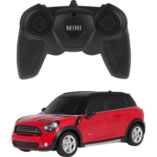 Tālvadības automašīna Rastar Mini Countryman 1:24, sarkana