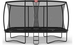 Батут BERG Ultim Champion Regular 500 чёрный + защитная сетка DLX XL