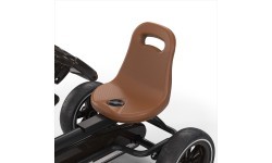 EXIT Foxy Pedal Go-Kart with Trailer - Espresso Black