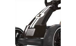 EXIT Foxy Pedal Go-Kart with Trailer - Espresso Black