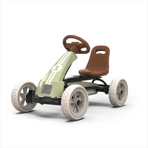 Pedāļu kartings EXIT Foxy, retro zaļš