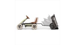 EXIT Foxy Pedal Go-Kart with Trailer - Retro Green