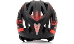 Fullface-fahrradhelm meteor lupus s 48-52 cm schwarz/rot