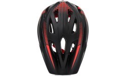 Велосипедный шлем Meteor Lupus fullface S 48-52 см чёрно-красный