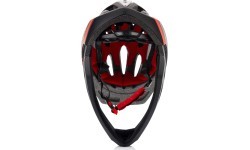 Fullface-fahrradhelm meteor lupus s 48-52 cm schwarz/rot