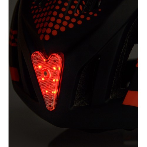 Велосипедный шлем Meteor Lupus fullface S 48-52 см чёрно-красный
