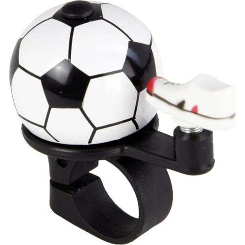 Велосипедный звонок Fischer Football (белый/чёрный)