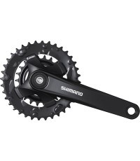 Priekšējais zvaigznīšu bloks Shimano FC-MT101 // 2-ātrumu, 36-22T, 170 mm