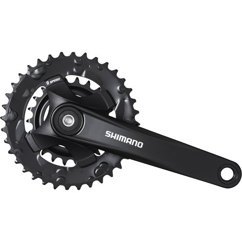 Priekšējais zvaigznīšu bloks Shimano FC-MT101 // 2-ātrumu, 36-22T, 170 mm