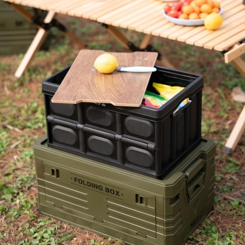NCB4005 FOLDING CAMPING BOX WITH 2-IN-1 TABLE FUNCTION 20L NILS CAMP