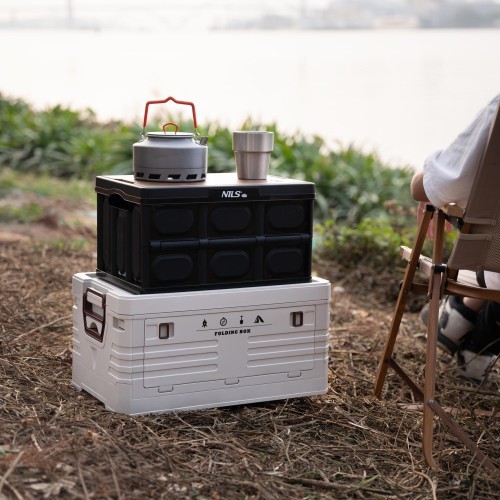 NCB4005 FOLDING CAMPING BOX WITH 2-IN-1 TABLE FUNCTION 20L NILS CAMP