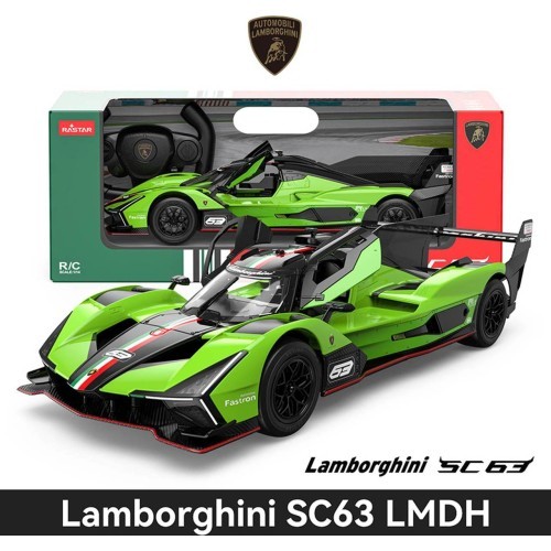 Tālvadības automašīna 1:14 Lamborghini SC63 zaļa RASTAR