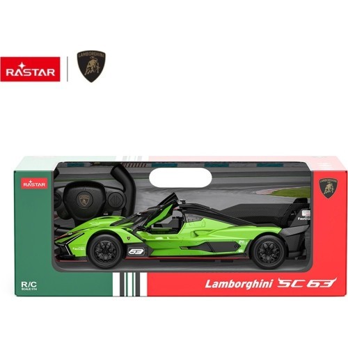 Tālvadības automašīna 1:14 Lamborghini SC63 zaļa RASTAR