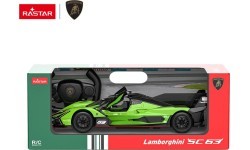 Радиоуправляемая машина 1:14 Lamborghini SC63 зелёная RASTAR